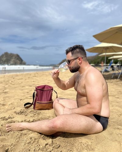Foto de viagem mal enquadrada feita por estranho